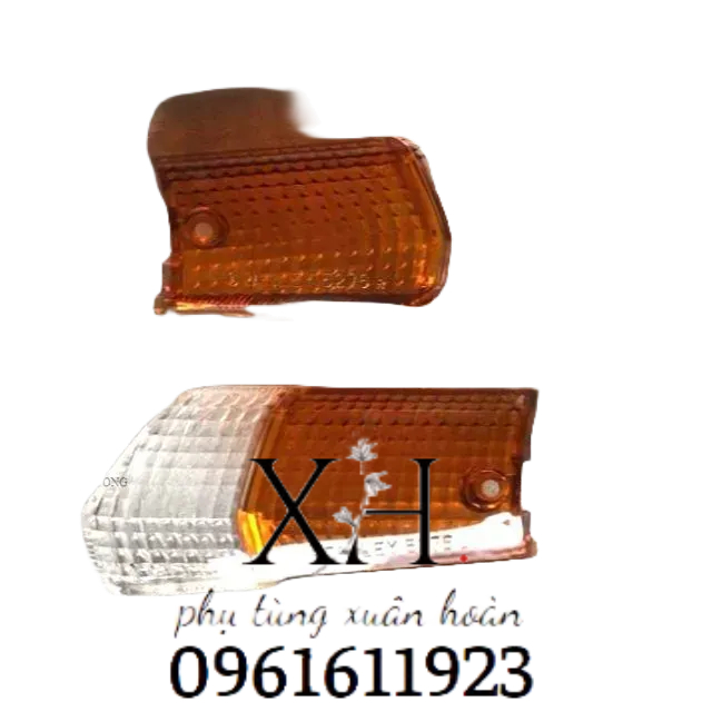 Ốp nhựa xi nhan trước Dream Nắp kẻ kiểu thái (nắp xe, một đôi, thay cho xe Thái, Việt) (hàng liên doanh)