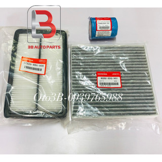 Combo lọc gió động cơ , lọc gió điều hòa , lọc dầu Honda Civic 2.0 2007-2011