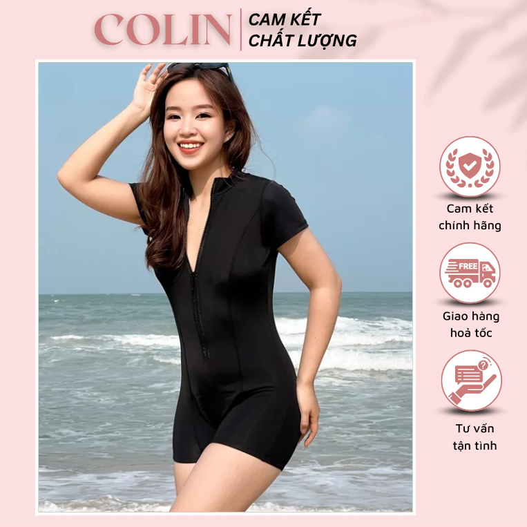 Suit Bơi Tay Cộc Quần Đùi Khóa Kéo - Đồ Bơi Đồ Đi Tắm Biển Thời Trang Phong Cách Năng Động Thể Thao