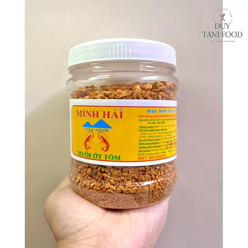 MUỐI TÔM LOẠI ĐẶC BIỆT THƯƠNG HIỆU MINH HẢI - ĐẶC SẢN TÂY NINH - 500G - CHẤT LƯỢNG, CHÍNH GỐC 100% - SIÊU NGON