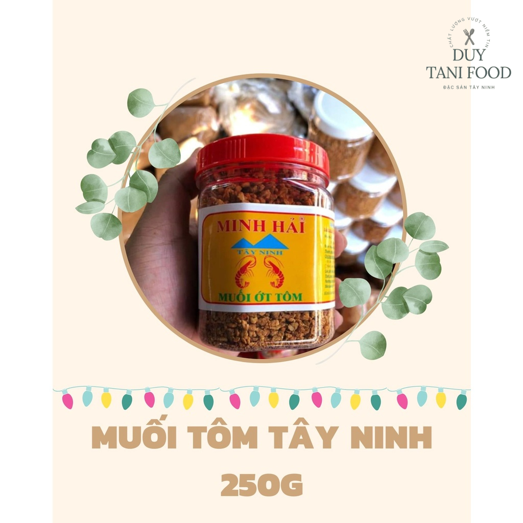 MUỐI ỚT TÔM HẠT TO LOẠI 1 BÁN CHẠY NHẤT - 250G - ĐẶC SẢN TÂY NINH - CHẤT LƯỢNG, CHÍNH GỐC 100%
