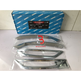 Ốp viền đèn gầm mạ crom trước và sau trang trí xe Kia K3 , Cerato 2012-2015 nhập khẩu Hàn Quốc