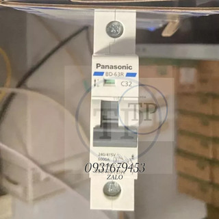Cầu dao tự động - aptomat mcb cb tép 1p panasonic 32a