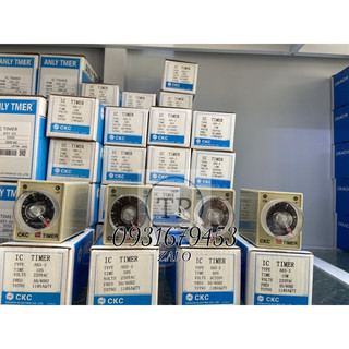 [Loại 1] Timer CKC AH3-3 rơ le thời gian 8 chân tròn điện áp 220VAC kèm đế -BỘ ĐIỀU KHIỂN THỜI GIAN 𝘼𝙃3