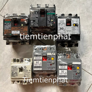 Aptomat CB chống giật nội địa nhật 30A 40A 1 pha lắp tổng