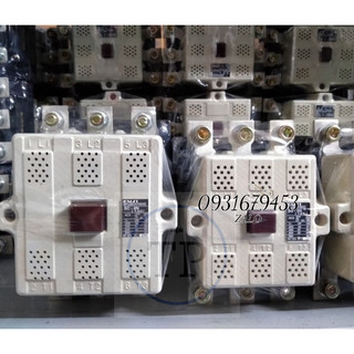 Contactor khởi động từ nội địa cũ 125a - 150a mặt sành sứ mới 90-95% coil 220v 3pha 220/380v