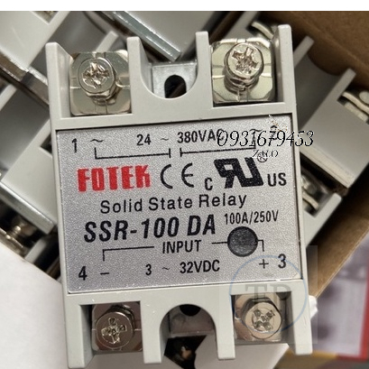 Relay bán dẫn SSR-100VA 100DA 100DD 100LA 100VAH 100DAH