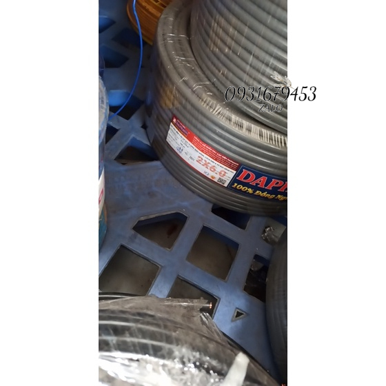 DÂY ĐIỆN DAPHACO 2 lõi - 2x1.5 , 2x2.5 , 2x4.0, 2x6.0