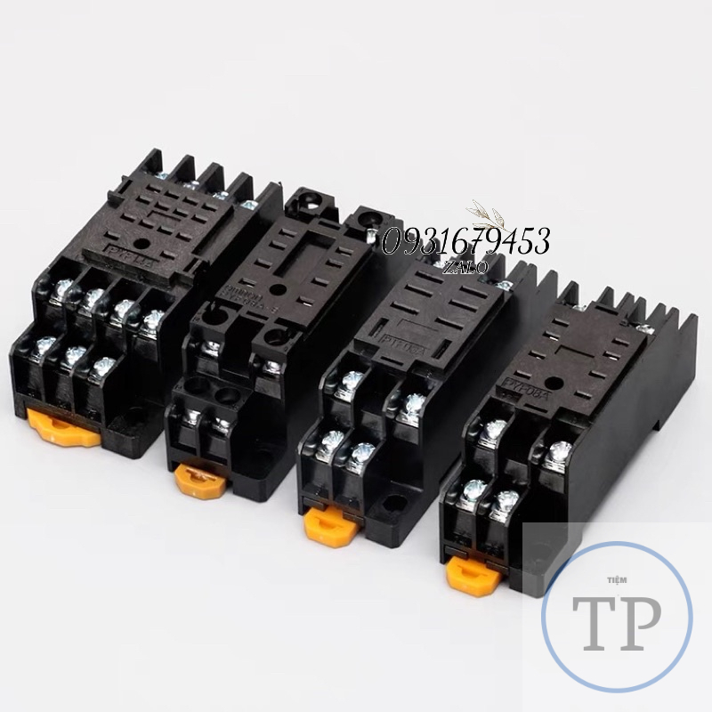 Đế timer rơ le 8 chân tròn - 8 chân nhỏ - 8 chân lớn - 14 chân nhỏ