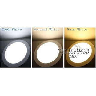 Đèn led âm trần 3 chế độ siêu mỏng 12w - đèn ốp âm trần loại tốt giá rẻ