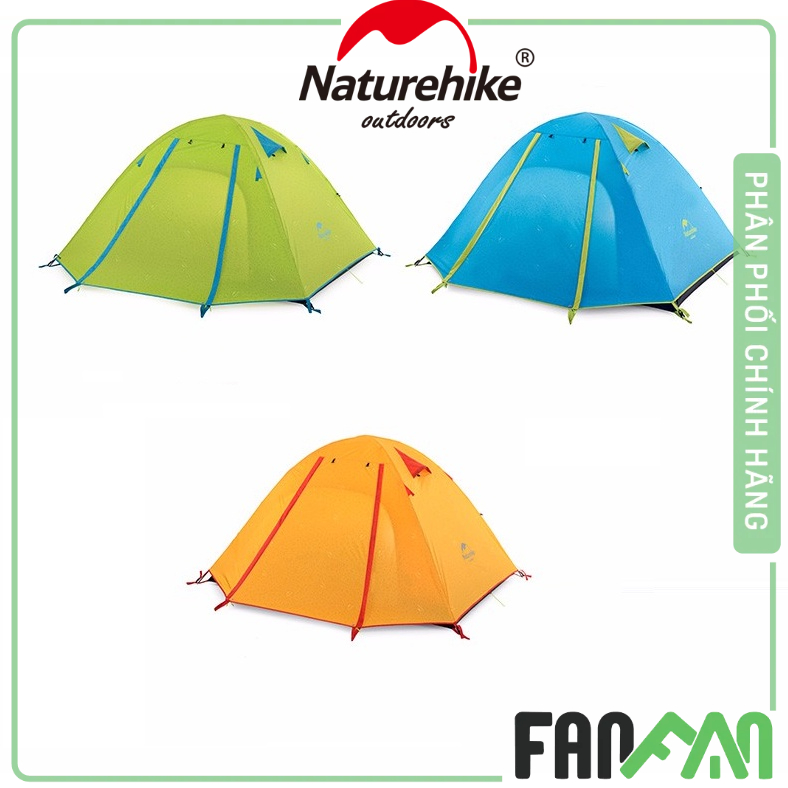 Lều cắm trại dã ngoại dành cho 4 người khung nhôm Naturehike P-series 2019 NH18Z044-P