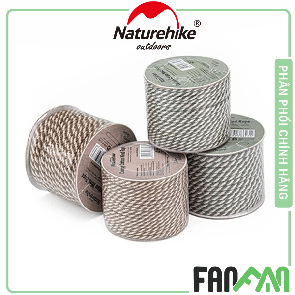 CUỘN DÂY COTTON CỘT LỀU CHỐNG GIÓ NATUREHIKE NH20PJ122