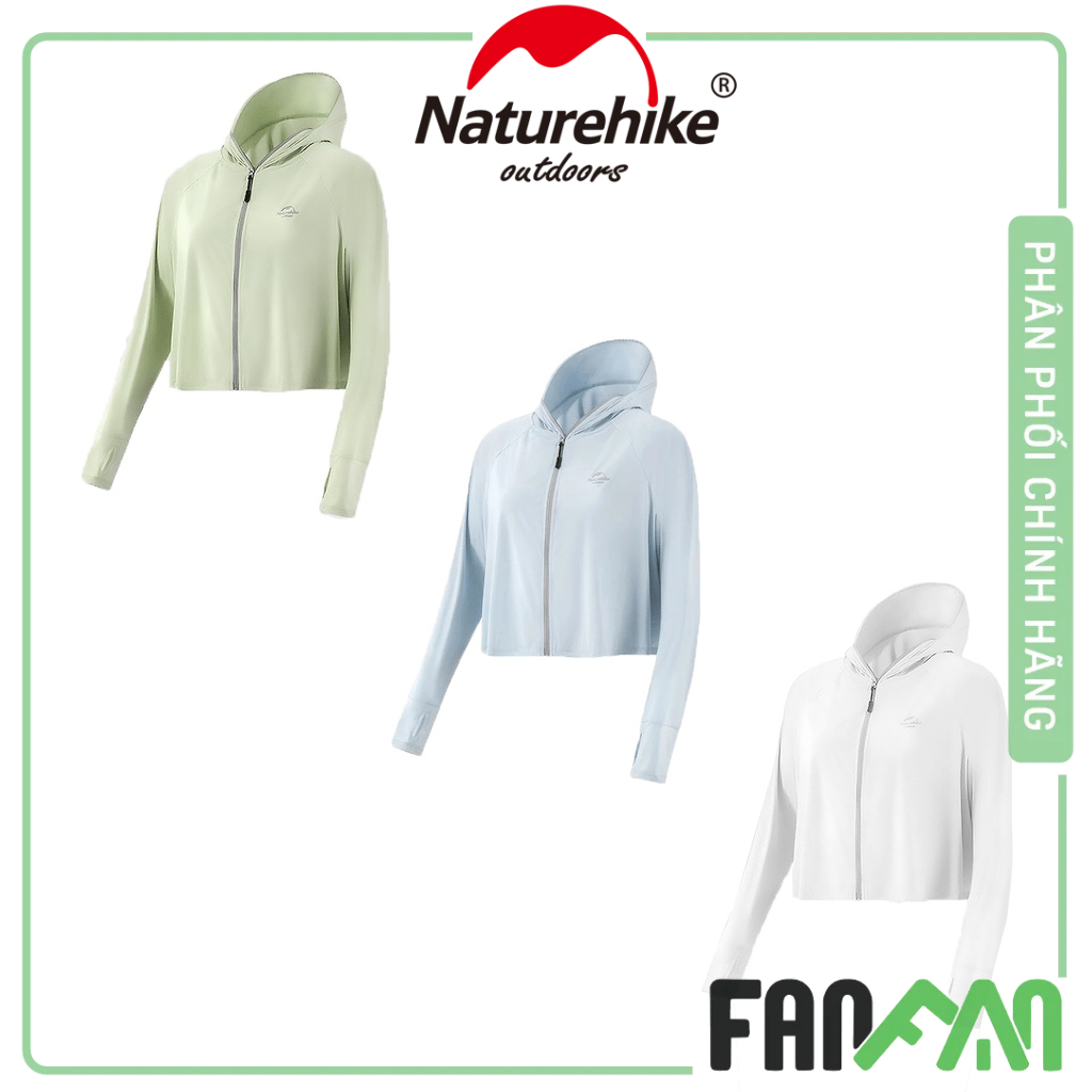 ÁO KHOÁC CROPTOP NỮ CHỐNG UV NATUREHIKE NH21FS027