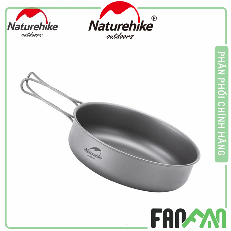 CHẢO DÃ NGOẠI TITANIUM NATUREHIKE 17CM NH18T010-A NH18T020-B| CHẢO TITANIUM