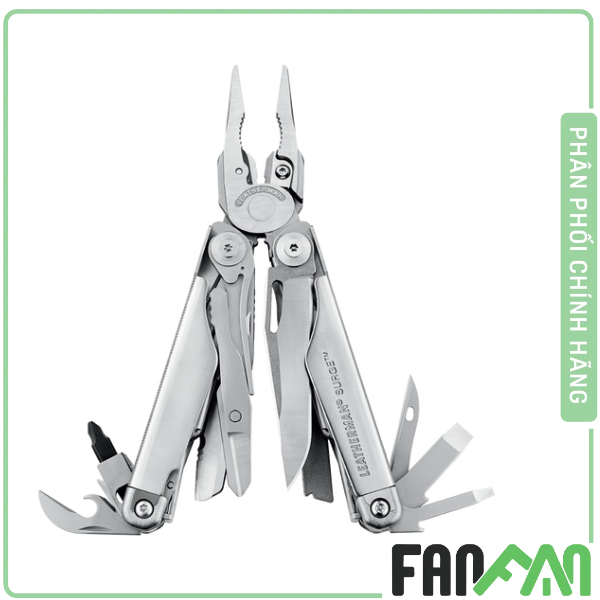 KỀM XẾP DỤNG CỤ ĐA NĂNG LEATHERMAN MULTITOOL SURGE STAINLESS STEEL
