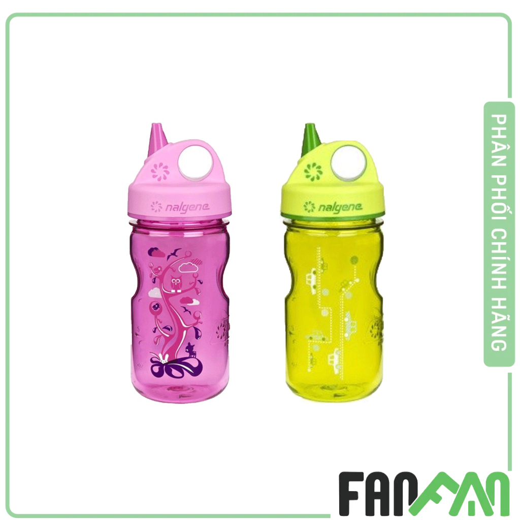 BÌNH NƯỚC CHỐNG SẶC NALGENE GRIP-N-GULP 350ML| BÌNH NƯỚC DÃ NGOẠI THỂ THAO