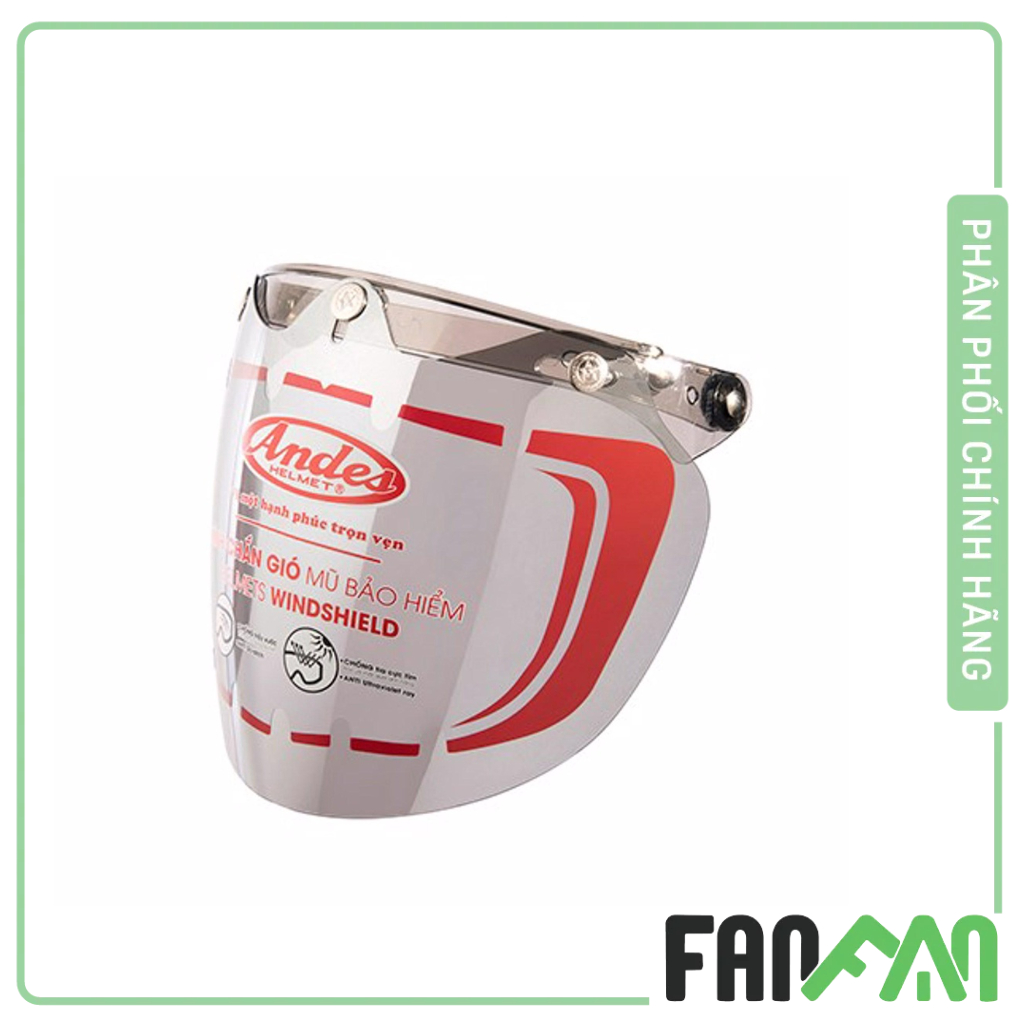Kính cho nón bảo hiểm Andes LOP-DB
