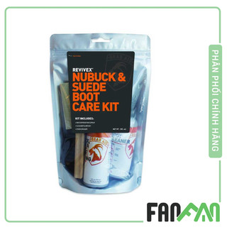 Bộ dụng cụ chăm sóc giày da lộn gear aid revivex suede care kit 36770