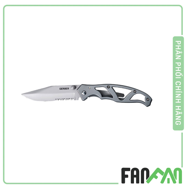 DAO XẾP SINH TỒN GERBER PARAFRAME II - STAINLESS STEEL, SERRATED 22-48447