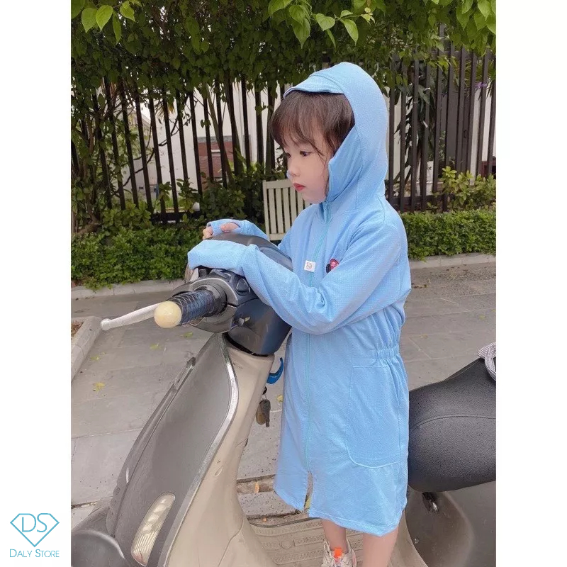 Áo chống nắng trẻ em 🔥XẢ KHO🔥 Áo chống nắng toàn thân cho bé gái hàng thông hơi SIÊU MỀM MÁT
