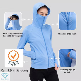Áo khoác chống nắng 2 lớp cho nữ 🔥xả kho🔥 áo khoác chống nắng 2 lớp cho nữ vải kim cương siêu thoáng mát