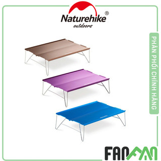 Bàn nhôm xếp gọn cắm trại dã ngoại siêu gọn Naturehike NH17Z001-L