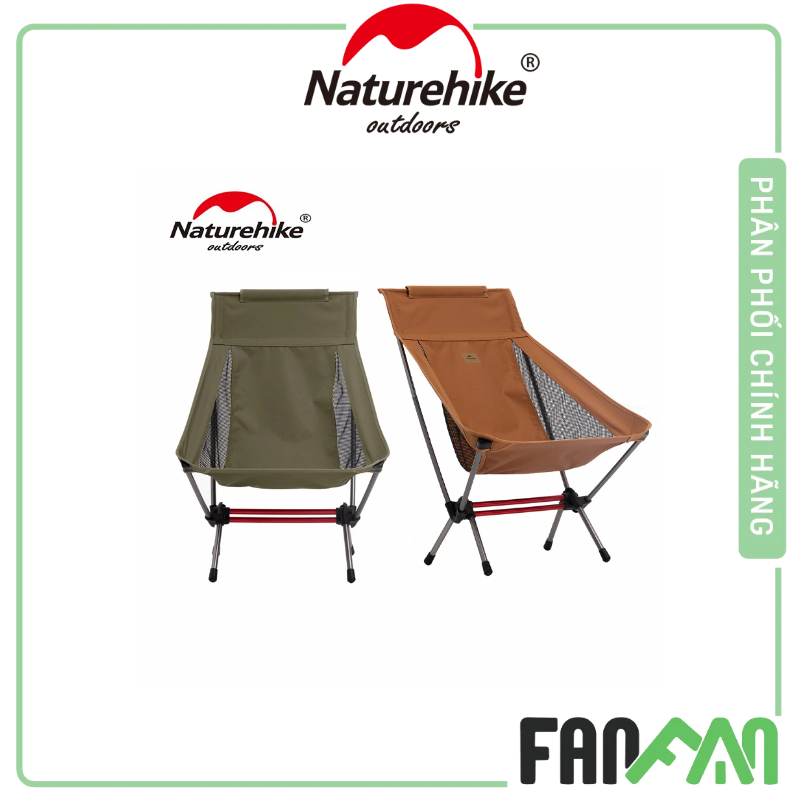 Ghế xếp mặt trăng dã ngoại tựa lưng Naturehike YL09 NH20JJ035