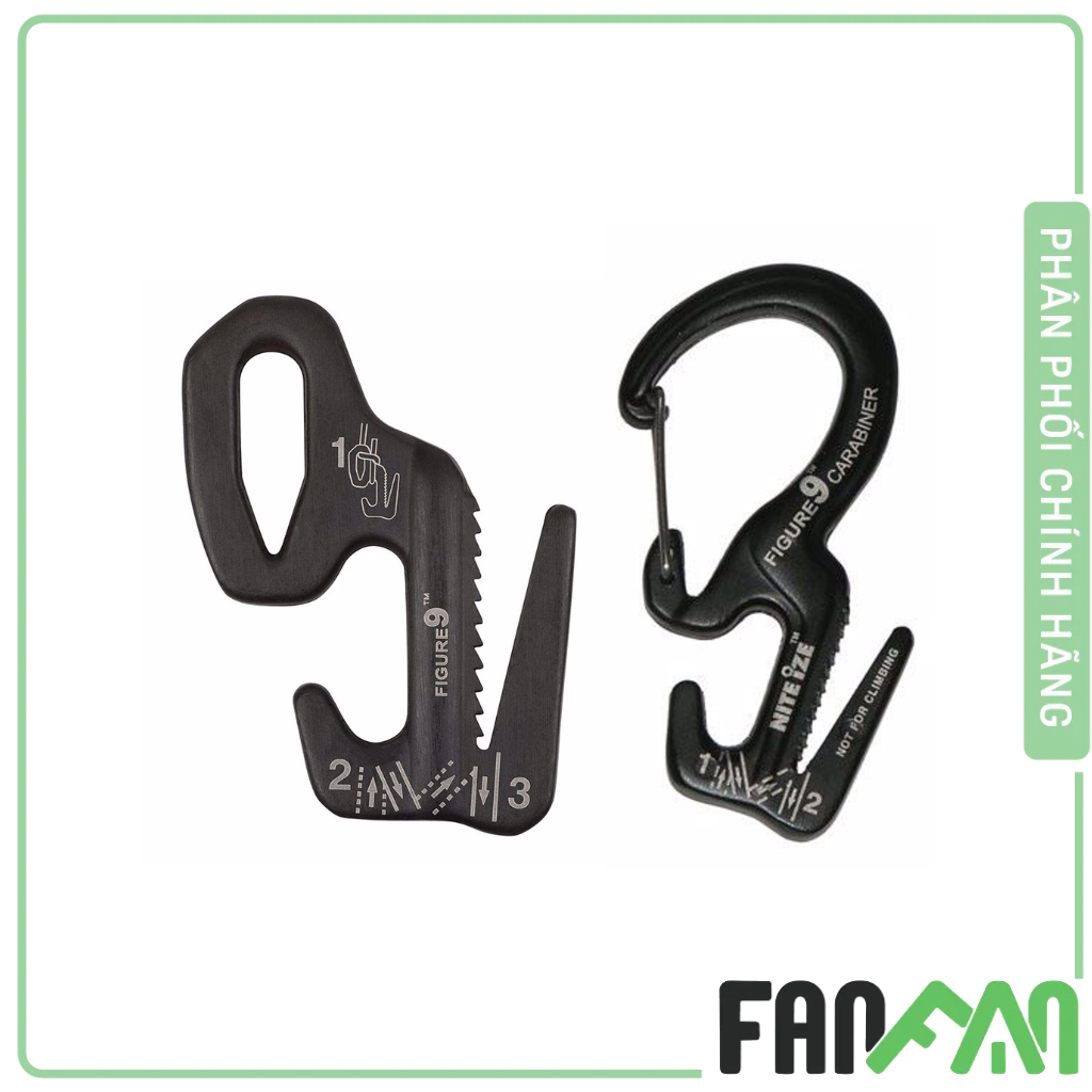 MÓC CARABINER DÂY RÀNG ĐỒ TỰ KHÓA ROPE TIGHTENER 9