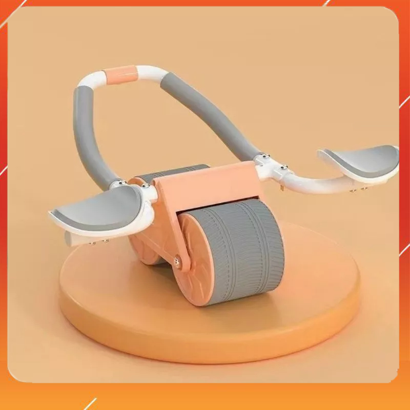 Con Lăn Trợ Lực Tập Bụng Thế Hệ Mới 2 Bánh chống đẩy đa năng tại nhà điều chỉnh độ rộng góc có đồng hồ