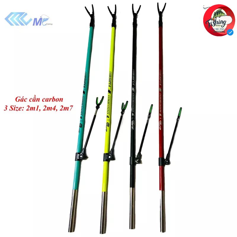Gác cần cacbon MC Fishing