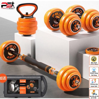 [CHÍNH HÃNG] Bộ Tạ Tay FED 30kg-12289 gang Mạ Niken Điều Chỉnh Đa Năng bền đẹp theo thời gian