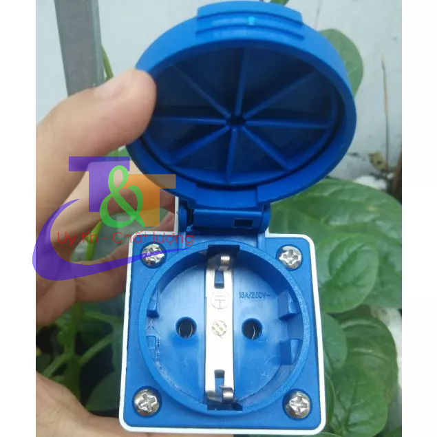 Ổ cắm công nghiệp Hiệu PCE  F1050-0B, ổ cắm âm với khả năng chịu nhiệt cao