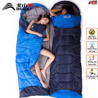 [CHÍNH HÃNG] Túi ngủ du lịch, cắm trại, dã ngoại BSWOLF - SL010. Polyester 190T chống thấm.bền đẹp