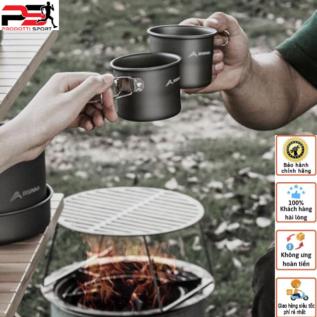 Cốc, Ly uống nước chuyên dụng dã ngoại BSWOLF SK064. Hợp kim nhôm cao cấp