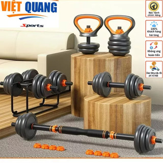 [CHÍNH HÃNG] Bộ Tạ Tay Combosite-FED 40kg Điều chỉnh 6 in1 đa năng