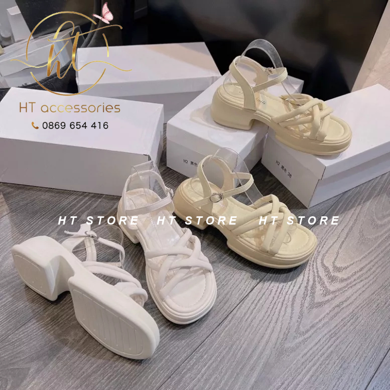 GIÀY SANDAL DÂY ỐNG ĐẾ DR CAO 4 PHÂN HÀNG QUẢNG CHÂU 𝐡𝐨𝐭 𝟐𝟎𝟐𝟑