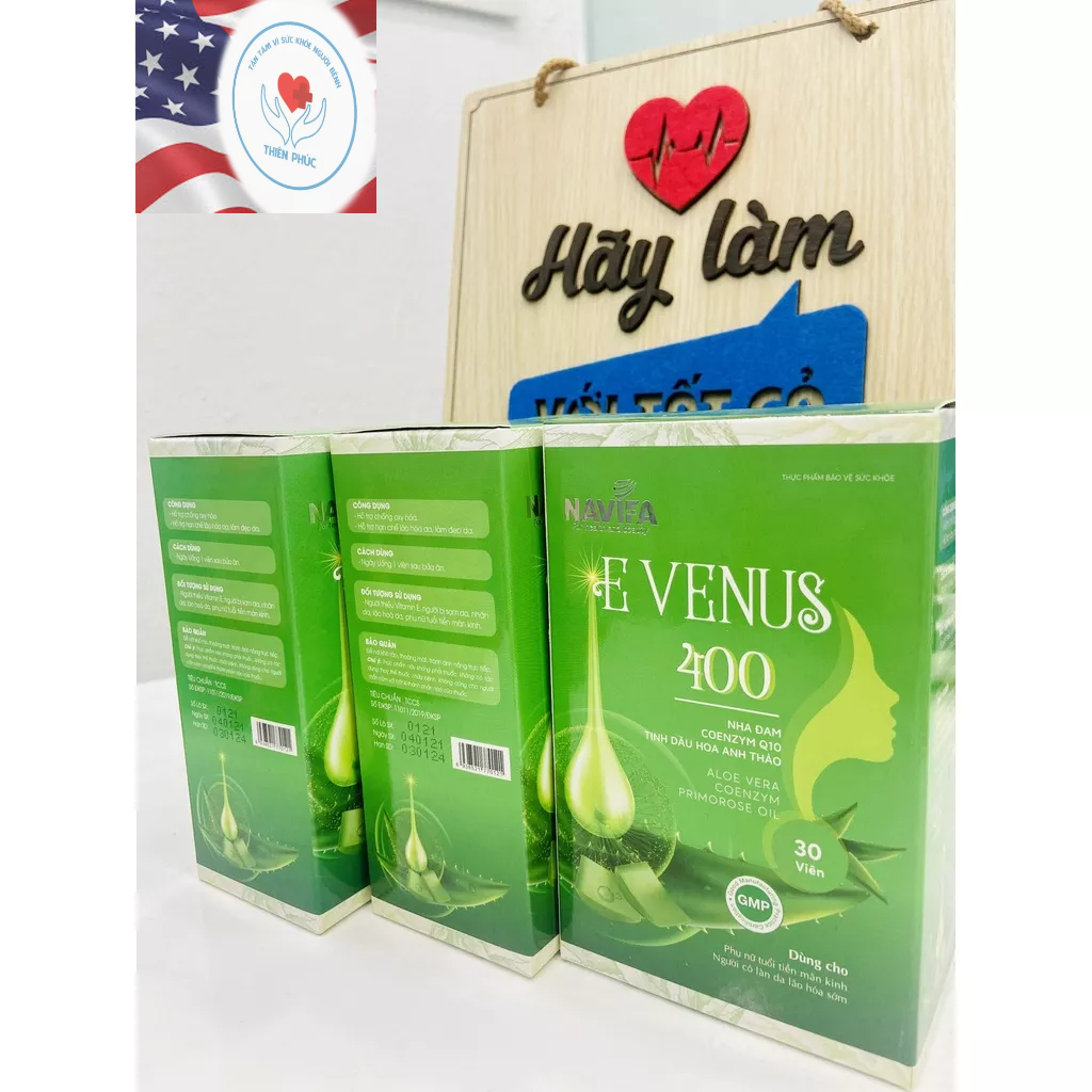 Viên uống EVENUS 400 Chiết Xuất NHA ĐAM TƯƠI (Hàng Chính Hãng)