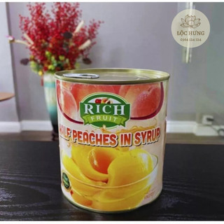 ĐÀO NGÂM ĐÓNG LON RICH 825G
