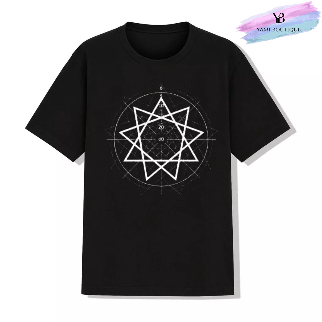 Áo Thun Unisex Đen Vải Cotton, Áo In Hình Ngôi Sao Thiên Hà Mã AT2 Mẫu 12
