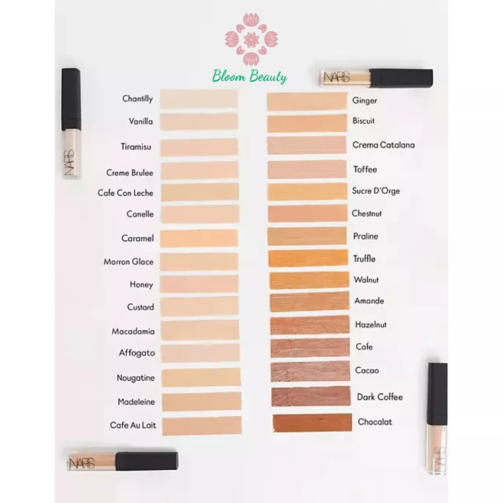 Che khuyết điểm Nars màu Vanilla RADIANT CREAMY CONCEALER - Sample 1.4ml