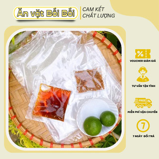 Bánh tráng ớt tắc, bánh tráng muối sate tắc chua cay đậm vị ăn là mê - ăn vặt bối bối