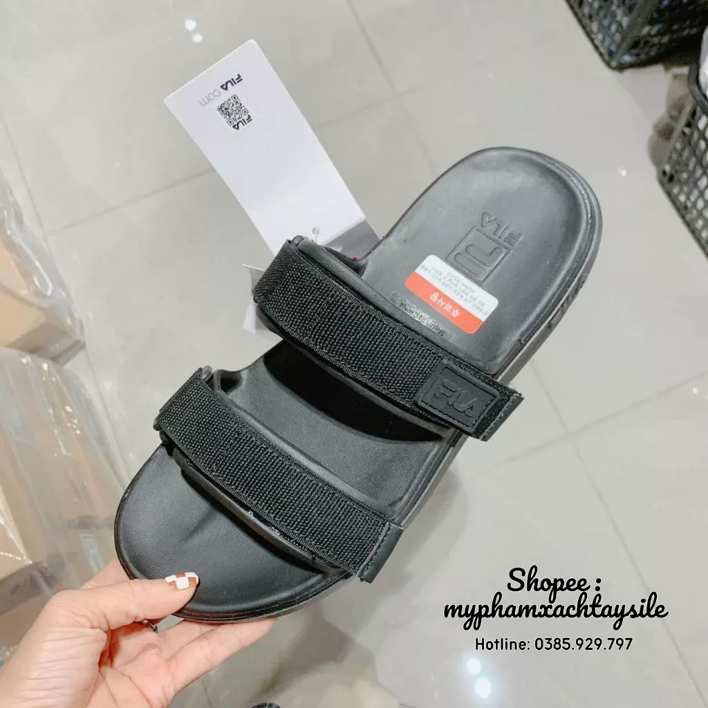 ẢNH THẬT / BAO AUTH - Dép 2 Quai Fila - DÉP QUAI NGANG HÀNG CHÍNH HÃNG