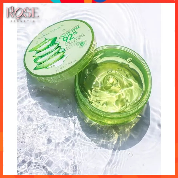 Gel Dưỡng Ẩm Và Làm Dịu Da Nha Đam Lô Hội ⚡⚡ Hàn Quốc Nature Republic Aloe Vera 92% Soothing Gel 300ml