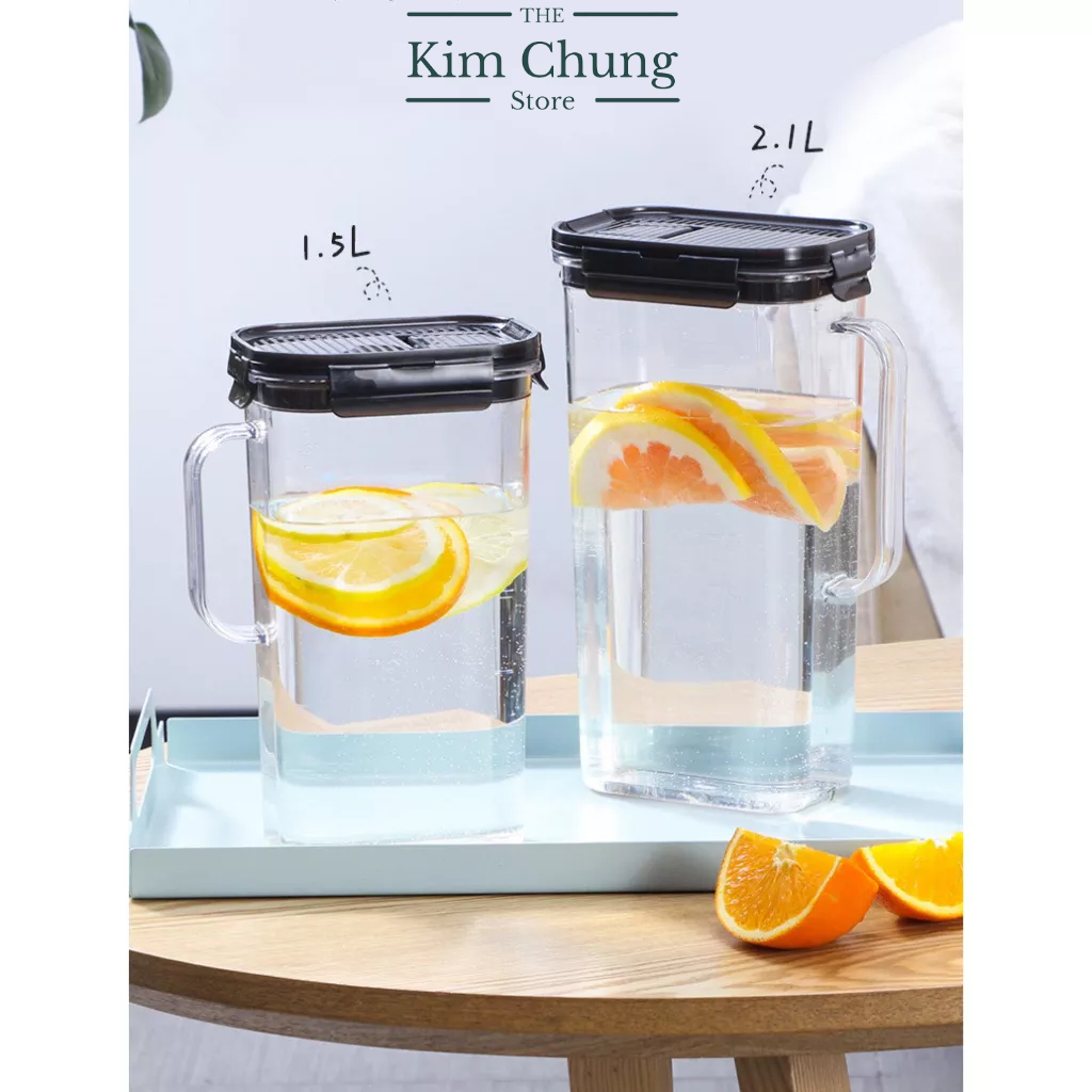 Bình nước nhựa Tritan LocknLock Modular Jug 1.5L ABF738BRW - Hàng chính hãng