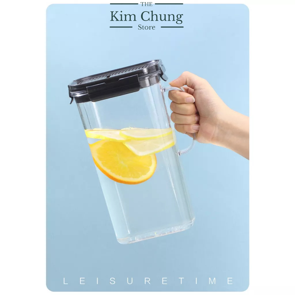 Bình nước nhựa Tritan LocknLock Modular Jug 1.5L ABF738BRW - Hàng chính hãng