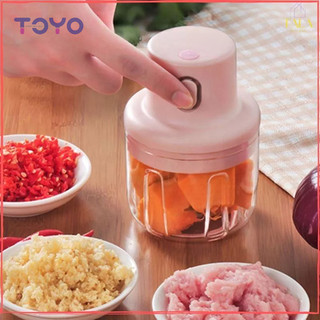 Máy xay mini tỏi ớt - Máy xay tỏi ớt đa năng sạc điện - Máy xay mini cầm tay dung tích 250ml