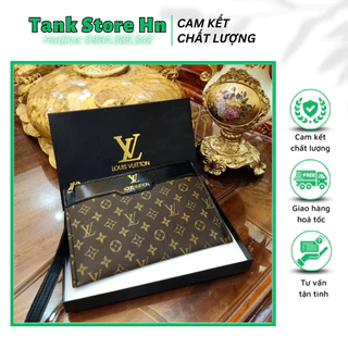 Ví Cầm Tay LV Thời Trang Unisex, Ví Bóp Cao Cấp Thiết Kế Sang Trọng, Lịch Sự Full Box