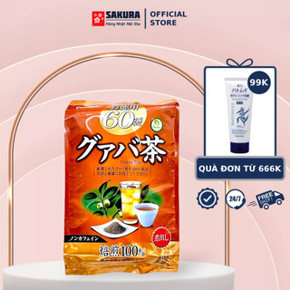 Trà ổi hỗ trợ giảm cân Orihiro nội địa Nhật Bản 60 gói