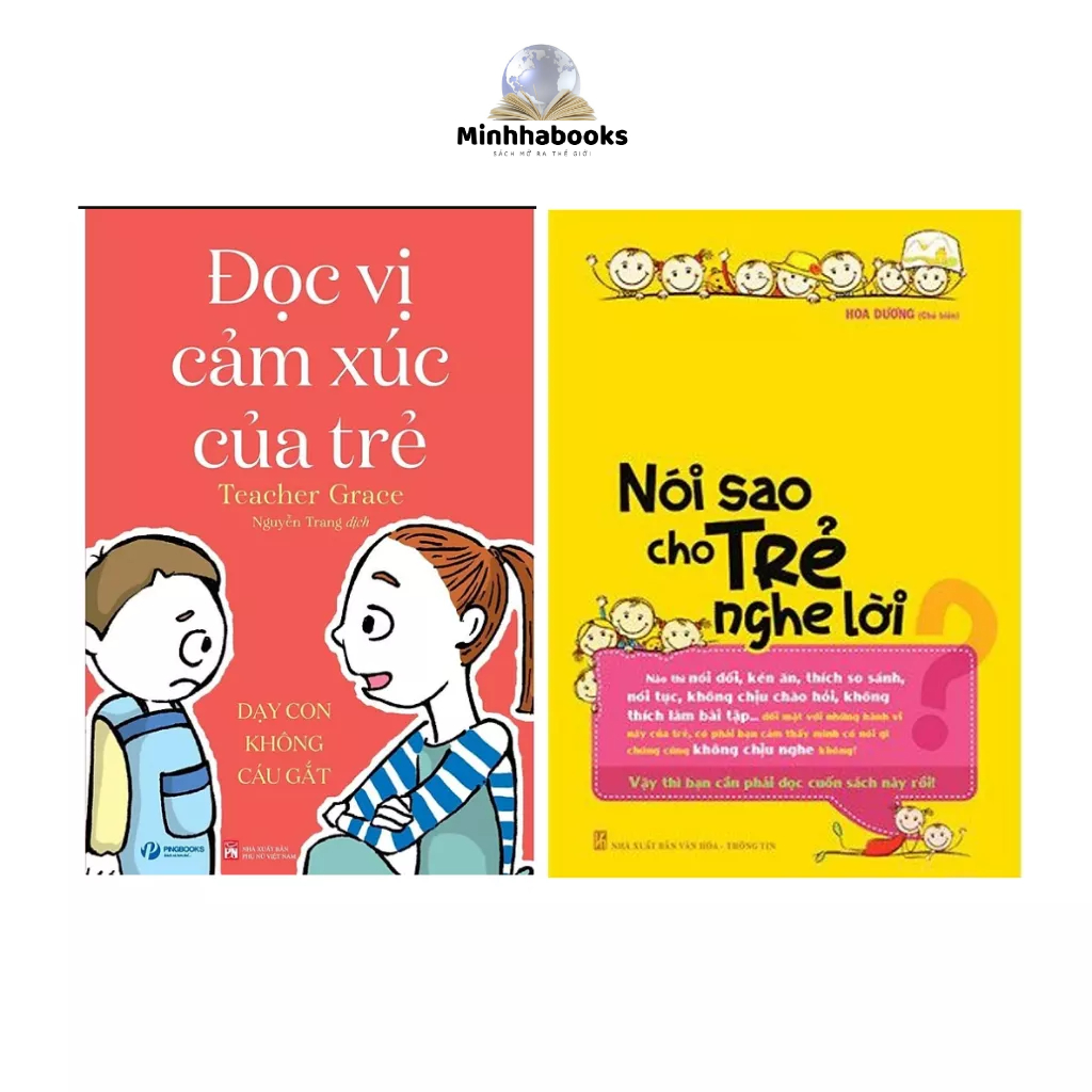 Sách Combo Đọc vị cảm xúc của trẻ – Dạy con không cáu gắt + nói sao cho trẻ nghe lời