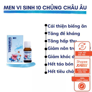 Men vi sinh 10 chủng tenbimus